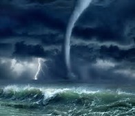 海上の嵐