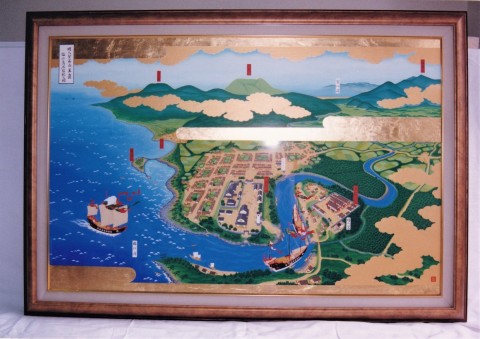 福江島明人貿易商王直居留地の図サムネイル